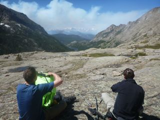 view of glacier gorge