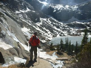 view of glacier gorge